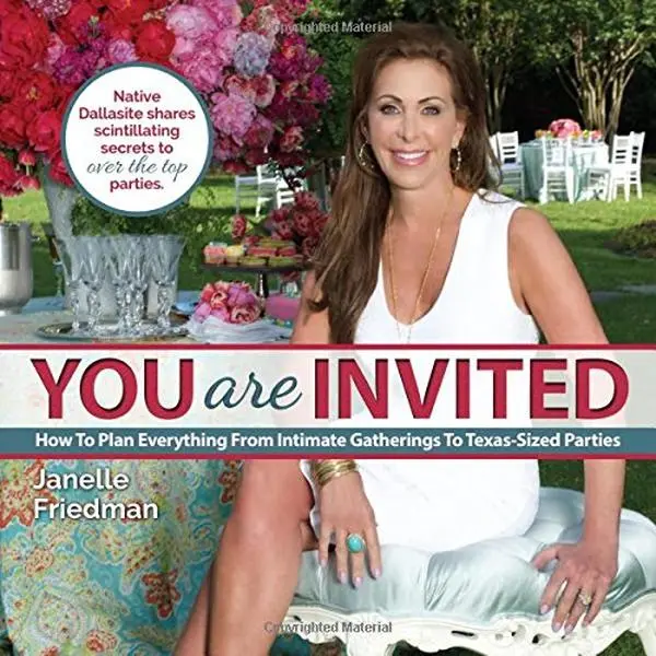 USED Book - You Are Invited: How to Plan Everything from Intimate Gatherings to Texas-Sized Parties by Janelle Friedman (Hardcover) - english, 1.8 Pounds, Adults