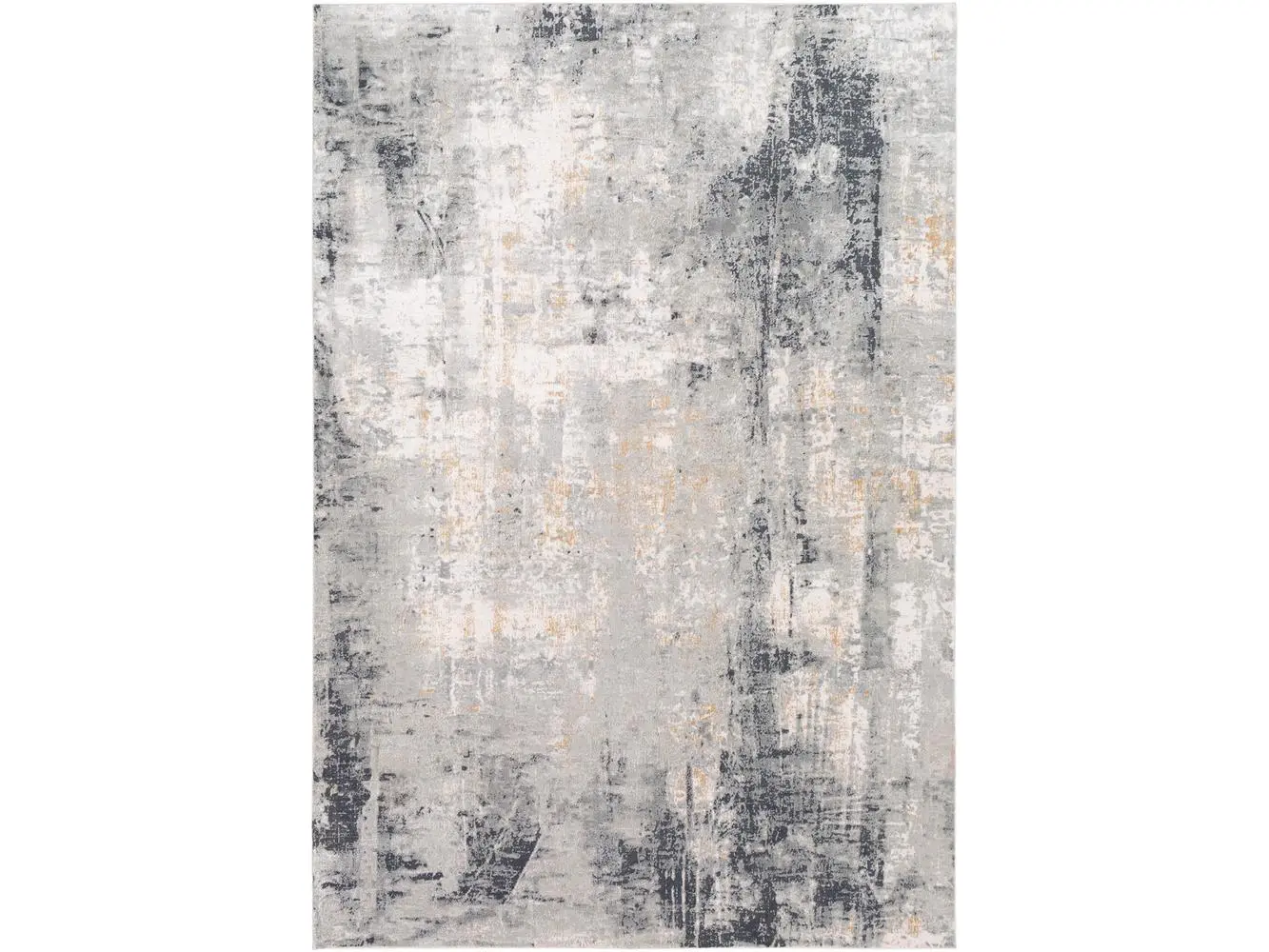 Livabliss MLN2304-710103 Milano Area Rug - 7 ft. 10 in. x 10 ft. 3 in., 60% Viscose, 40% Polyester, Medium Gray, White, Multi-Color Stain-Resistant Living Room Bedroom Rug, Living Room Decorations