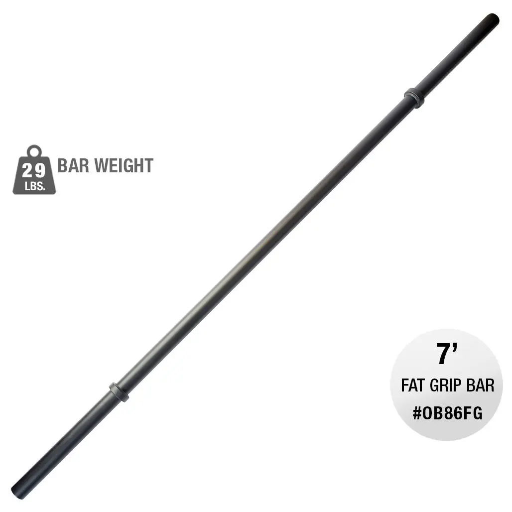 Body-Solid 7' Fat Grip Strength Bar