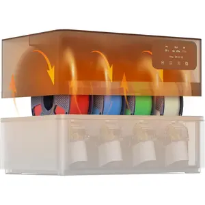 AMS Heater, Compatible with Bambu Lab AMS Gen 1, Drying While Printing Filament Dryer, 70?C Efficient Heating, Simple Installation,  Humidity Control & 4-Spool Large Capacity