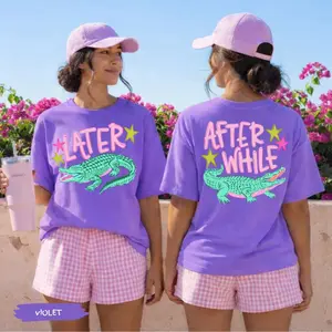 Later Gator Alligator Summer Comfort Colors Shirt, After A While Crocodile Summer Vacation Tee Tshirt