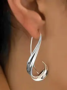Vintage Geometric Design Dangle Earrings, Fashionable Jewelry for Women, Trendy All-match & Exquisite Jewelry for Birthday Gift, High Quality Stainless Steel Earrings