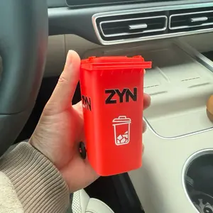 Cute Mini Desk Trash Can – Compact Desktop Waste Basket for Aesthetic Room, Office Desk & Gaming Setup