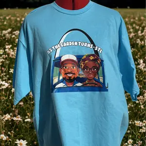 Size XXL As The Garden Turns-STL Sky Blue Short Sleeve T-Shirt