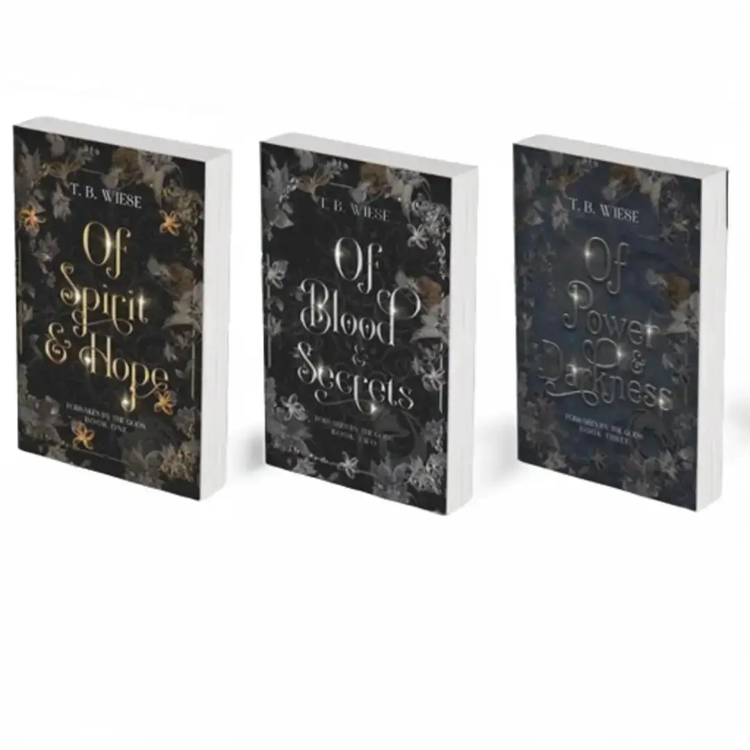 Complete Trilogy - Of Spirit & Hope, Of Blood & Secrets, Of Power & Darkness by T. B. Wiese - Paperback or Hardcover - Adult Fantasy Series
