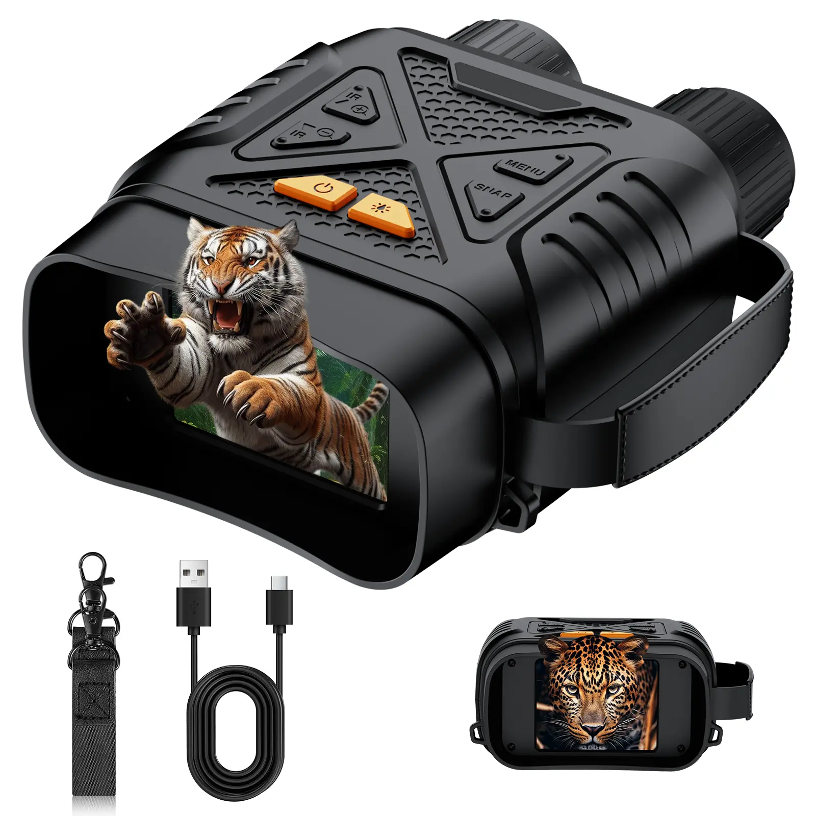 High Powered Night Vision Binoculars for Adults, 10X Digital Zoom, 7X Infrared, Photo & Video Capture, Ideal for Outdoor Camping & Wildlife Observation, High Powered Binoculars, Night Vision Technology