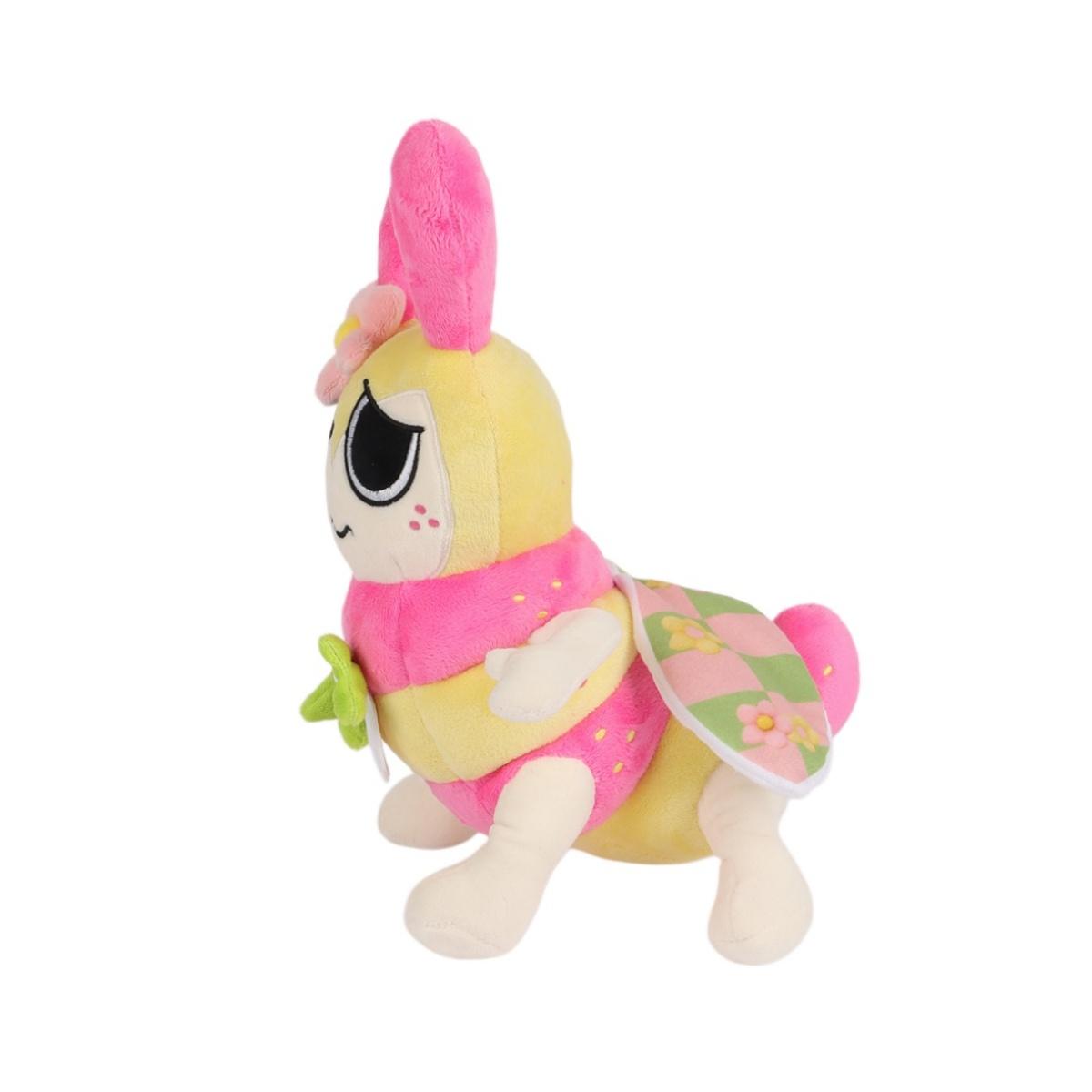 Dandy's World Squirm Plush - 10" Cute Pink Worm Stuffed Animal from Roblox Game, Soft Plushie Figure for Kids & Fans, cute girly gifts，weighted stuffed animal