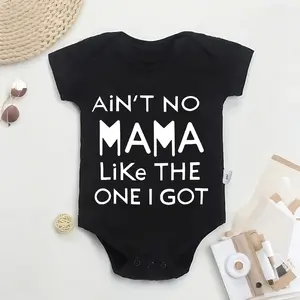 Baby Boys Bodysuit , Newborn Gift , Stylish Infant , Comfortable Baby Clothing,Soft Cotton Baby Bodysuit –  “Ain’t No Mama Like The One I Got”