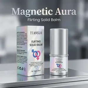 TIANSLO Flirting Solid Perfume Stick, Magnetic Date Night Fragrance Balm, Long-Lasting Travel Size Cologne for Men & Women, Pocket Scent (8g/0.28oz)