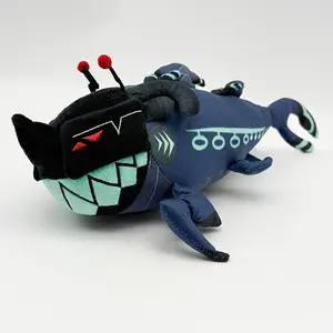 Hazbin Hotel Hotel Plush Shark | Precise Expression Stuffed Animal Plush Doll, Soft Cartoon Room Decoration, Polyester, and, Ideal for Game Anime Fans