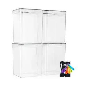 Sorbus 4 Pack Airtight Food Storage Containersith Lids