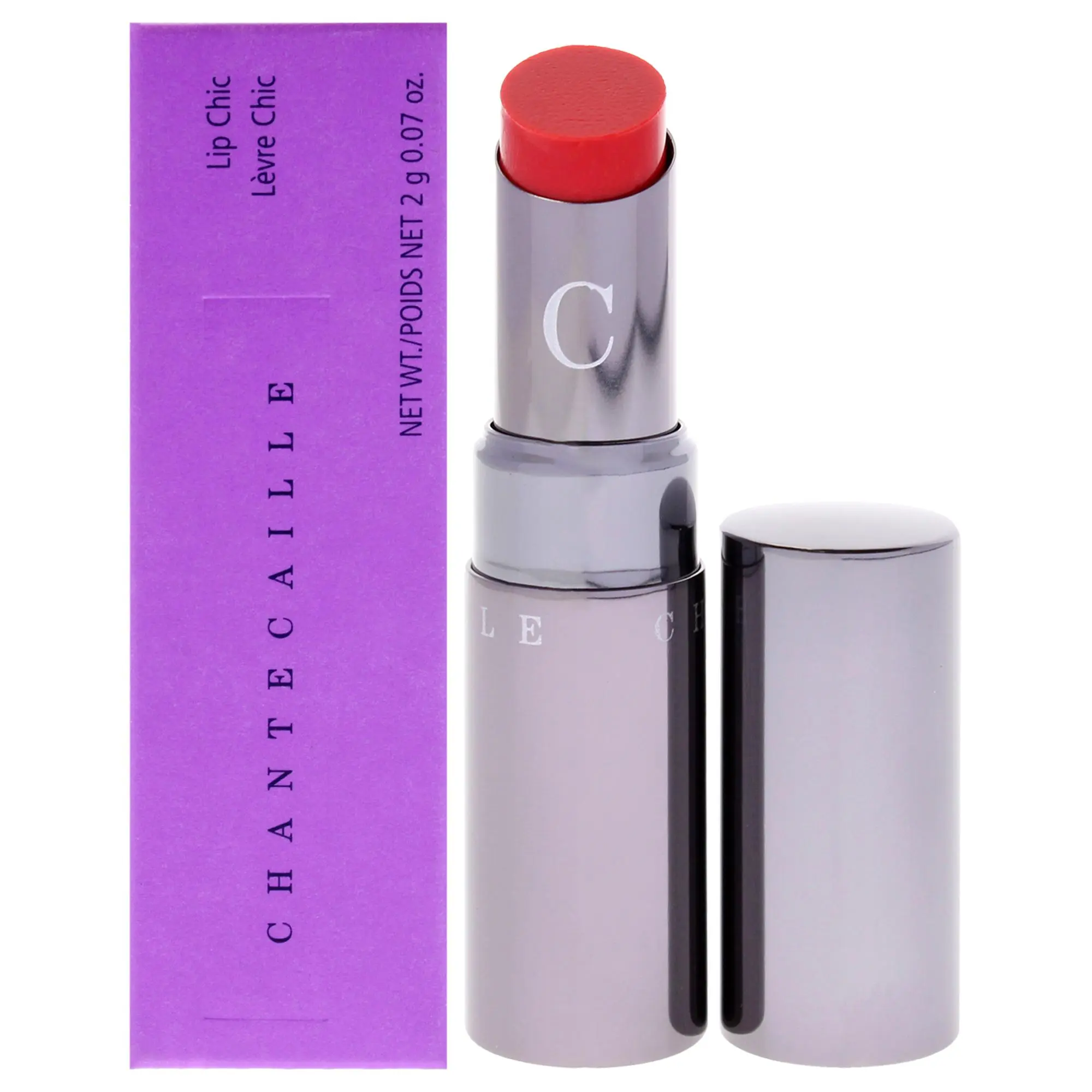 Chantecaille Lip Chic - Amaryllis Women's Cosmetic Compact Makeup Lipstick, 0.07 fl oz Single Stick