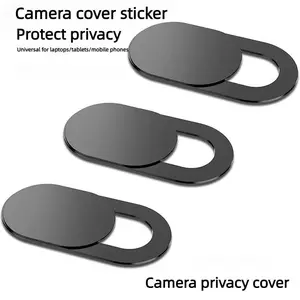 Universal type of front camera cover for mobile phones and tablets, laptop camera cover, sliding lens cover.