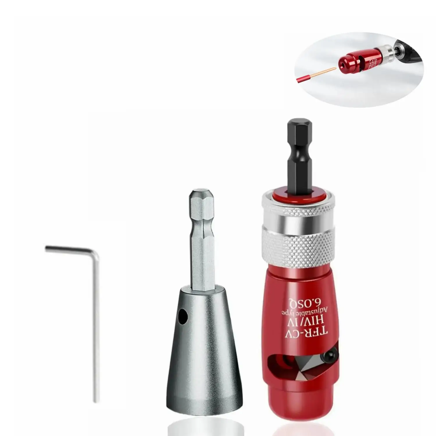 Wire Stripper for Drill, Wire Stripping and Twisting Tool, Quickly Drill Wire Stripping Twister Tool, Wire Nut Twister Cable Stripping and Connector