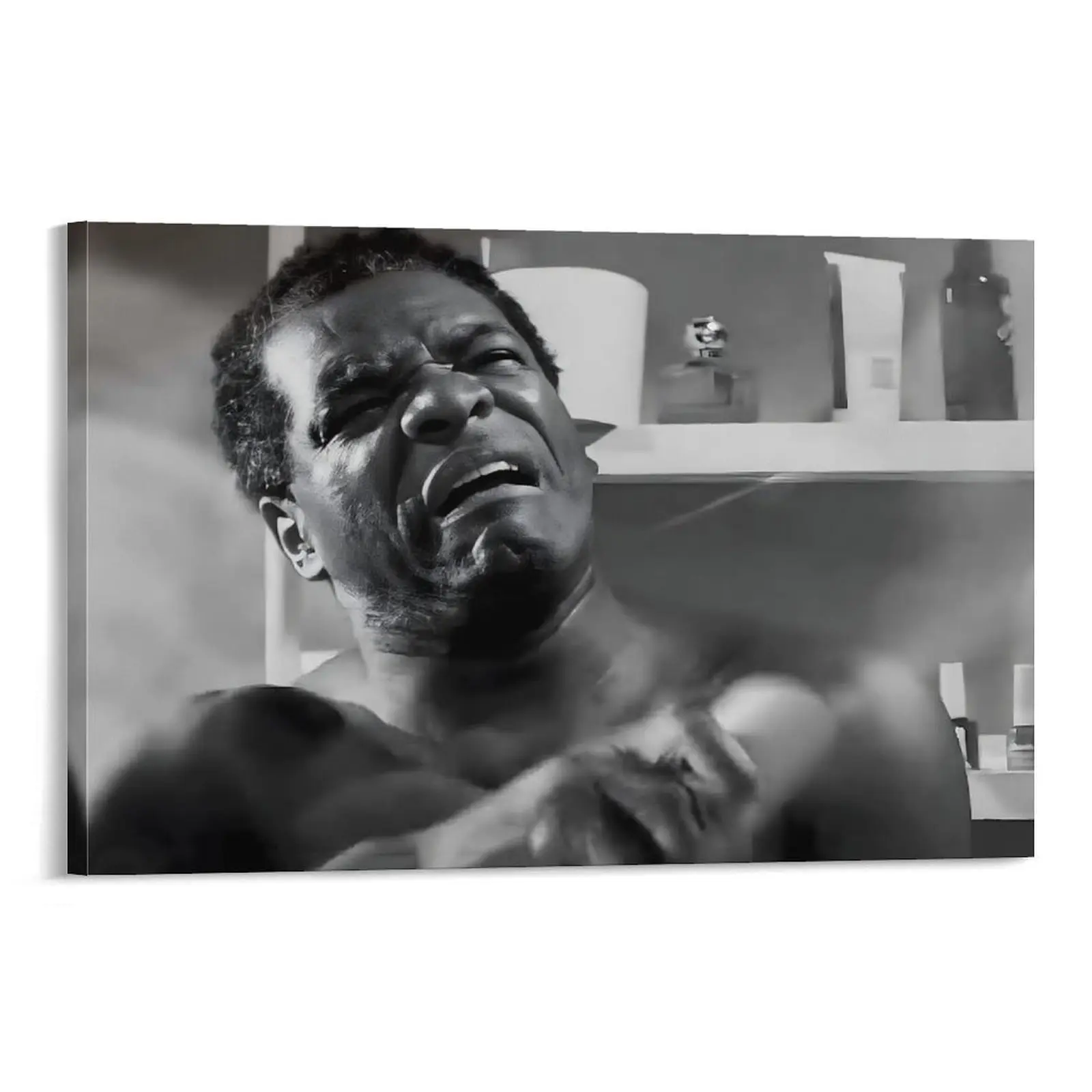 Funny Movie Poster, Funny Bathroom Wall Art, Black And White Retro Decor, Hilarious Home Bathroom Picture Gift for Him Apartment Office Wall Decoration