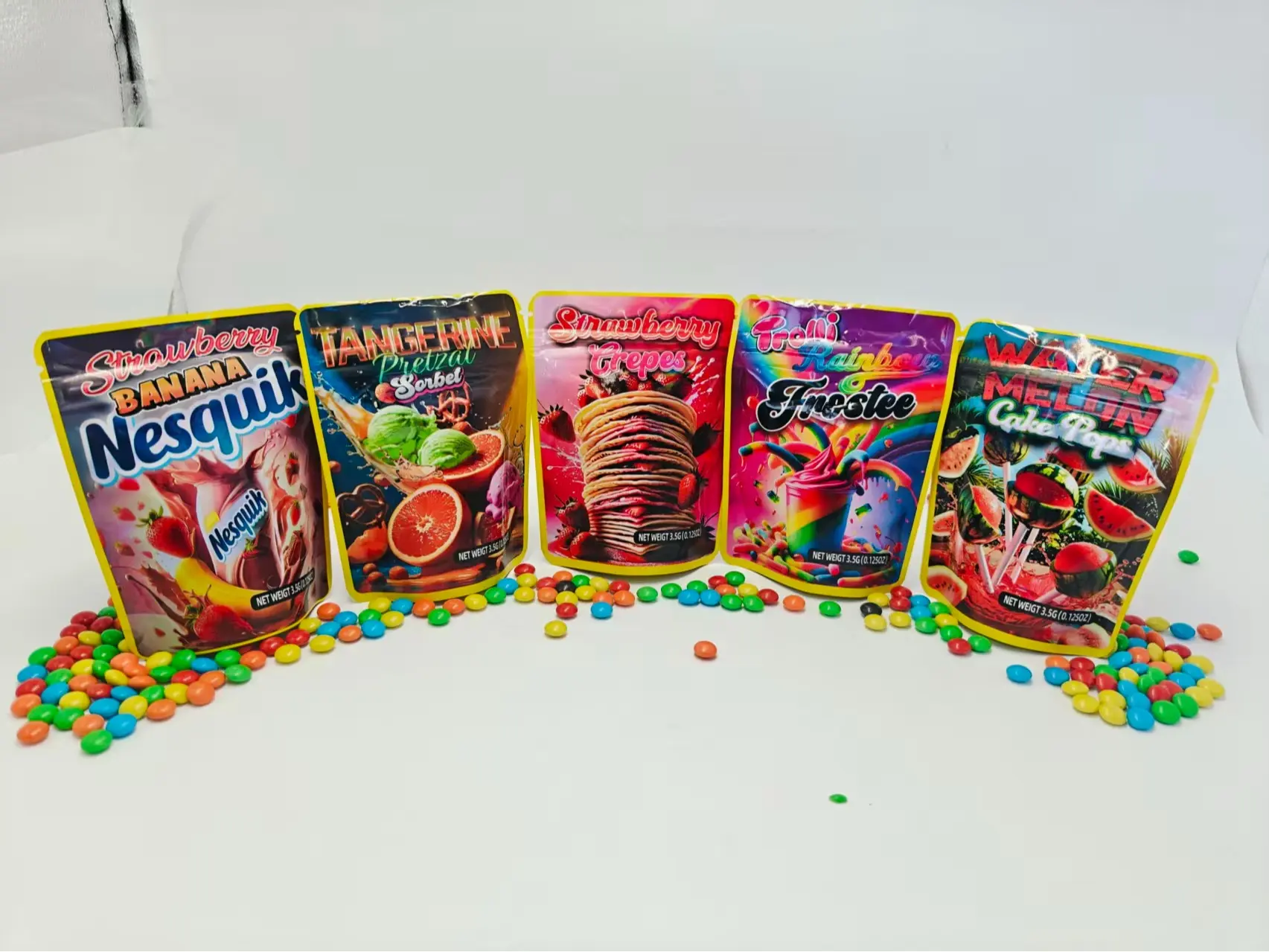 100/200 Pack 3D Laser Printed Decorative Gift Bags for Holiday & Birthday Gift Wrapping |   Party Supplies