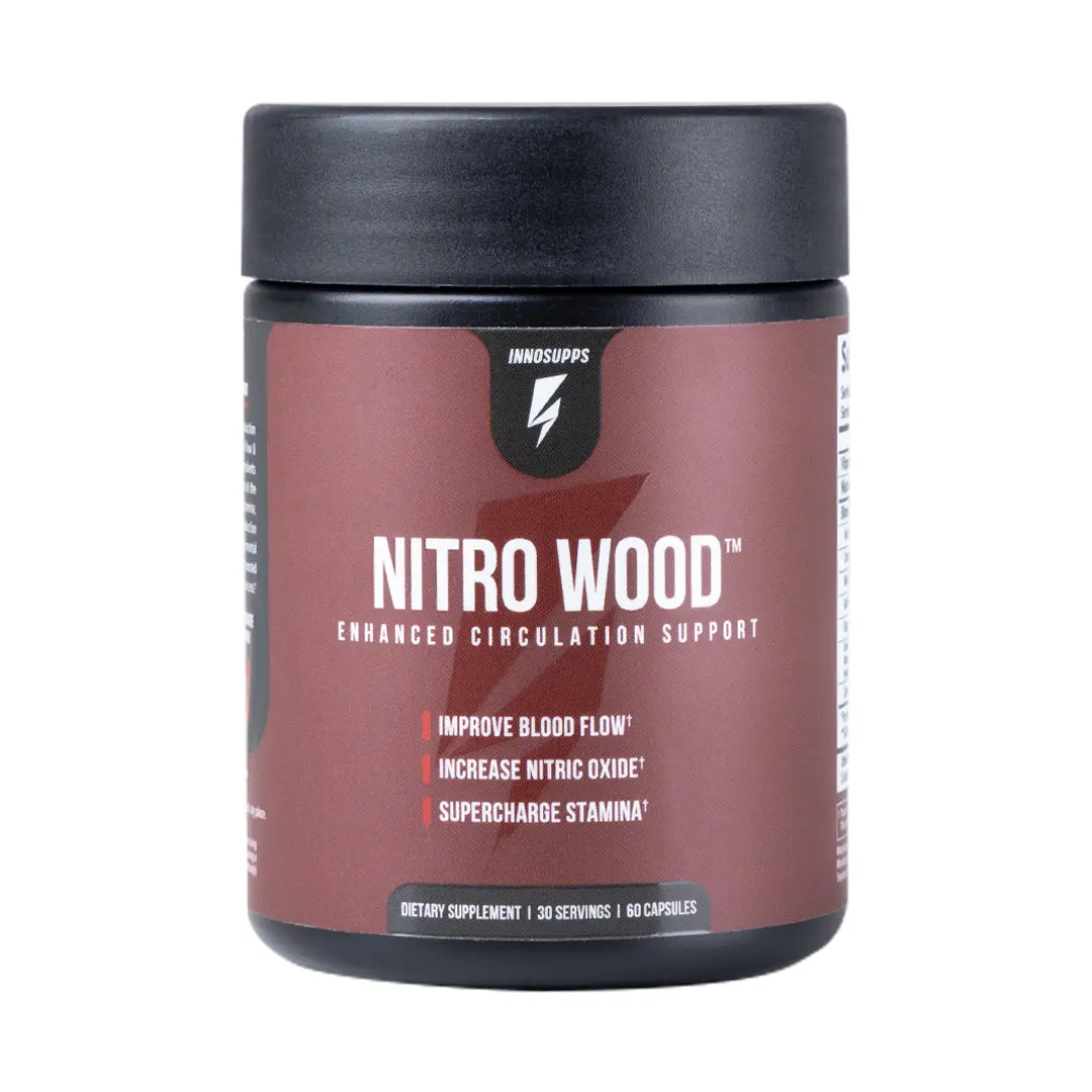 Inno Supps Nitro Wood Enhanced Circulation Support Fitness Supplement