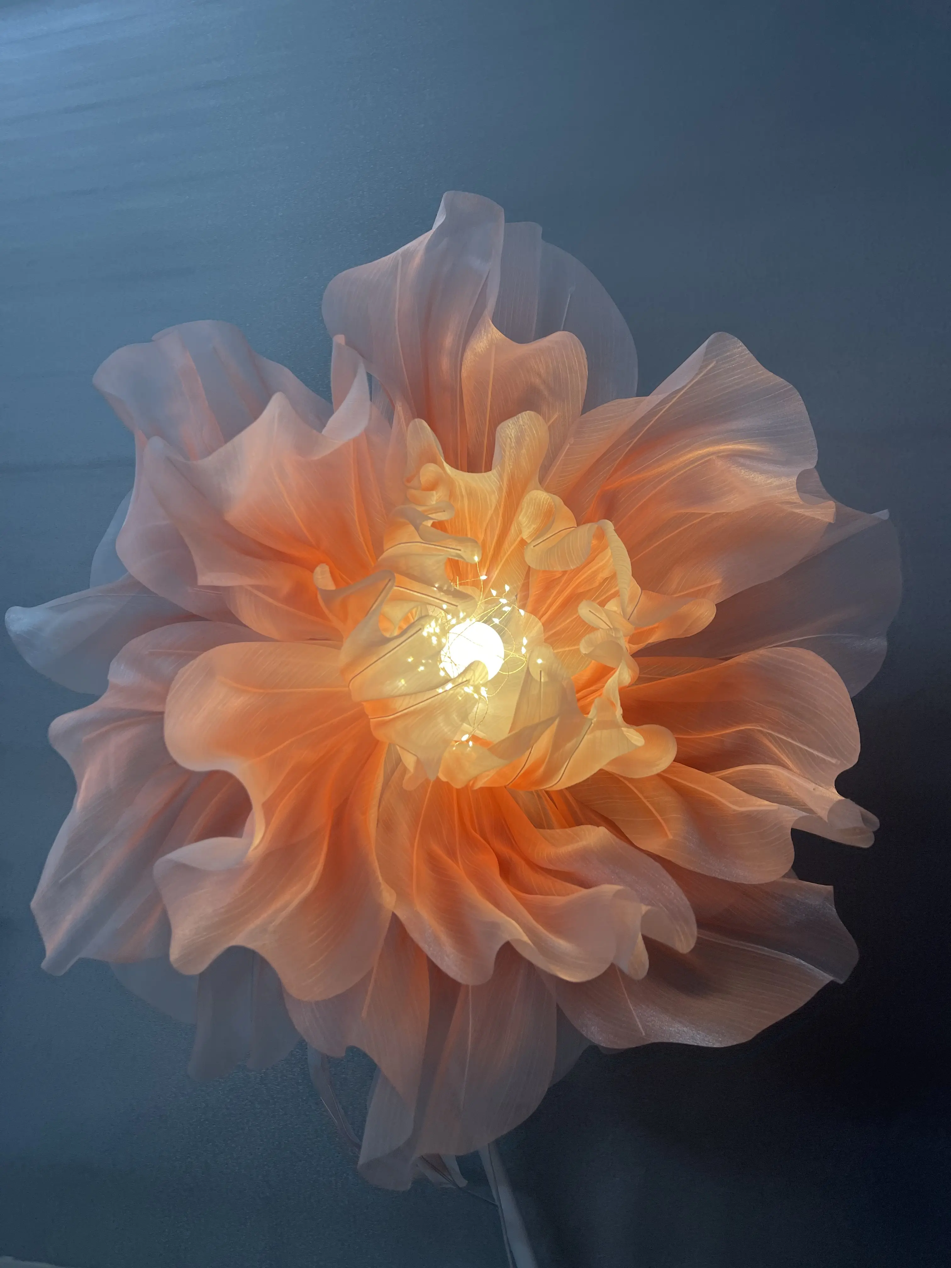 Flower Lamp - 32inches flower Design with Warm LED Lights for Home Decor and Ambiance Enhancing Cozy Atmosphere