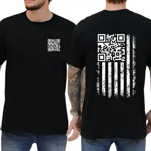 Funny  Dance QR Code T-Shirt, Daily Menswear, Unisex Graphic Tees, Gift For  Supporters, Comfy Cotton