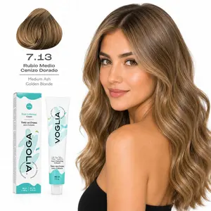 Voglia Hair Dye 7.13 Medium Ash Golden Blonde Color 3 fl oz