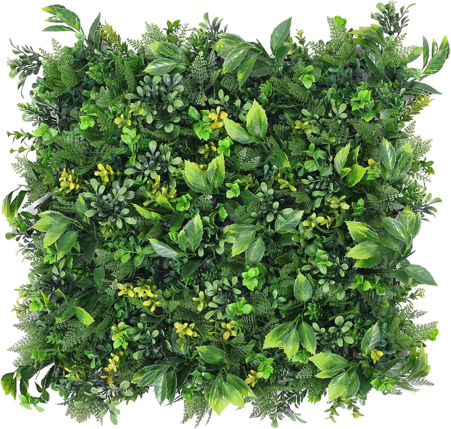 Artifical Grass Wall Backdrop 6 count 10"x10" Boxwood Panels Grass Boxwood Hedge Wall Panels Greenery UV Protected Artificial Grass Wall Decor for Party Wedding Backyard Indoor Outdoor