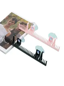 Wig Stand Suction Cup Holder Silicone Hanging Wig Rack for Wig Vertical Storage Display Durable Hairpiece Organizer Hair Storage Solutions Hangable