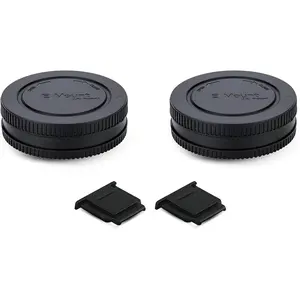 2 Pack E Mount  Cap & Rear Lens Cover for  A6700 A6600 A6500 A6400 A6300 A6100 A6000 A5100 ZV-E10 ZV-E1 A7C II A7CII A7CR A7 A7II A7III A7IV A7R A7RII A7RIII A7RIV A7RV A7S II III A9 II III A1
