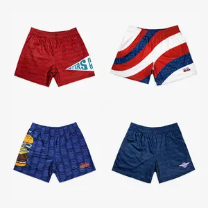 Baseball Lifestyle 101 | Patriot Pitch Collection Youth Mesh Shorts - for Youth & Adults | Lightweight & Breathable Summer Sports Shorts for Casual & Outdoor Style for Women & Men | Baseball Training, Gym & Everyday Activewear | Perfect Gift for Him & Her