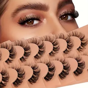 Natural Cluster Lashes, Fluffy Lash Clusters, Volume Lash Clusters, Wispy Individual Lashes Strips False Eyelashes, DIY Lash Extensions Multipack, Makeup