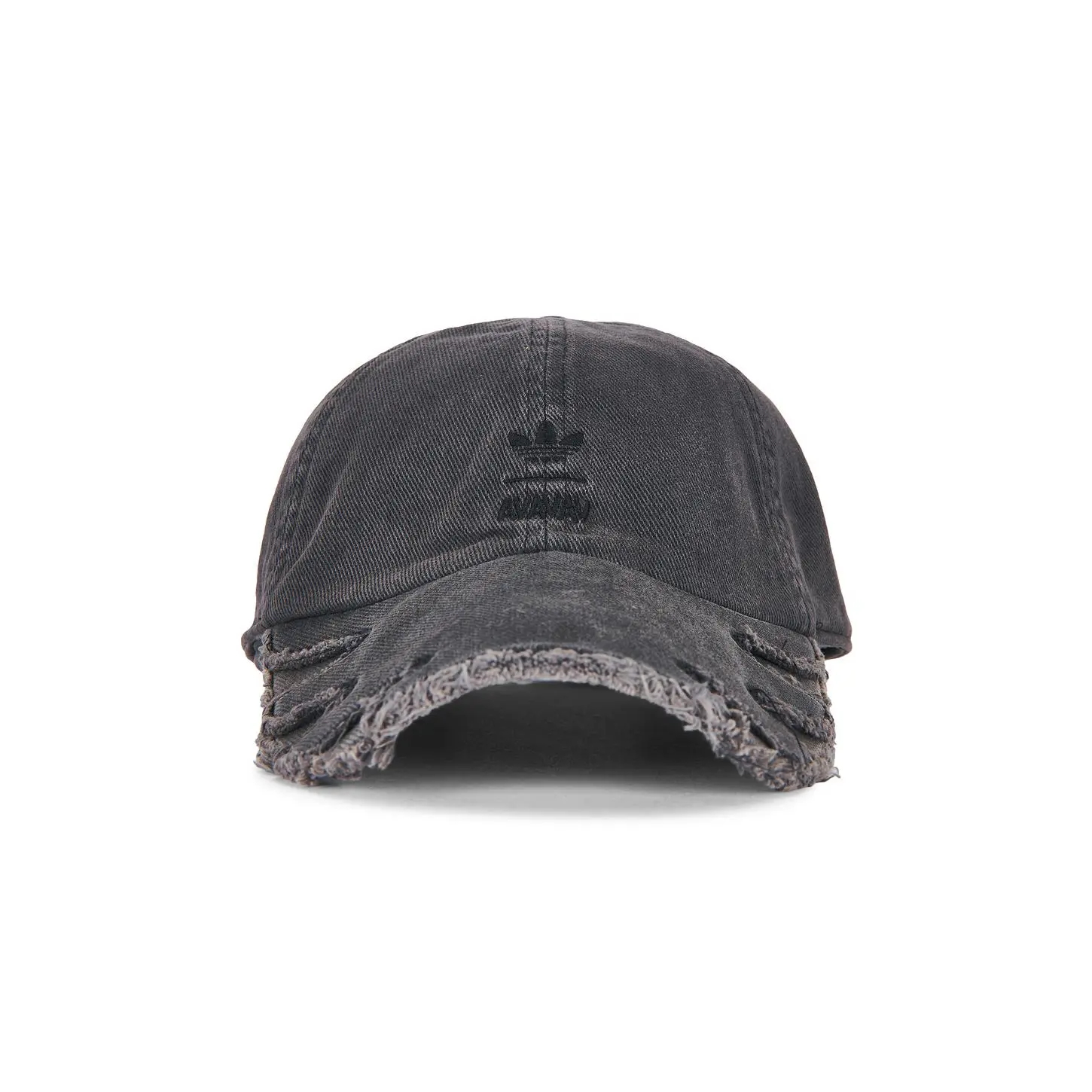 adidas Originals AV Double Brim Slashed Cap in Grey
