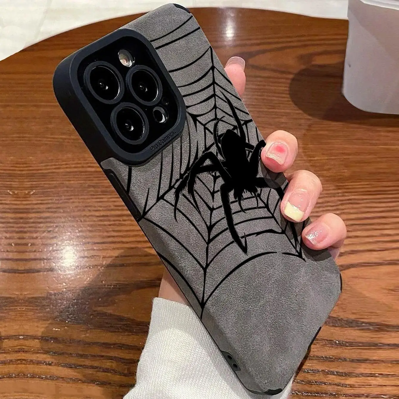 Spider Web Pattern Phone Case, 1 Count Shockproof Phone Cover, Anti-fall Fully Edged Mobile Phone Cases for iPhone Cases X 11 12 13 14 Pro Max