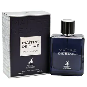Maitre De Blue by Maison Alhambra Men's EDP Fragrance, Fresh Citrus with Grapefruit Mix, 3.4 fl oz, New in Box
