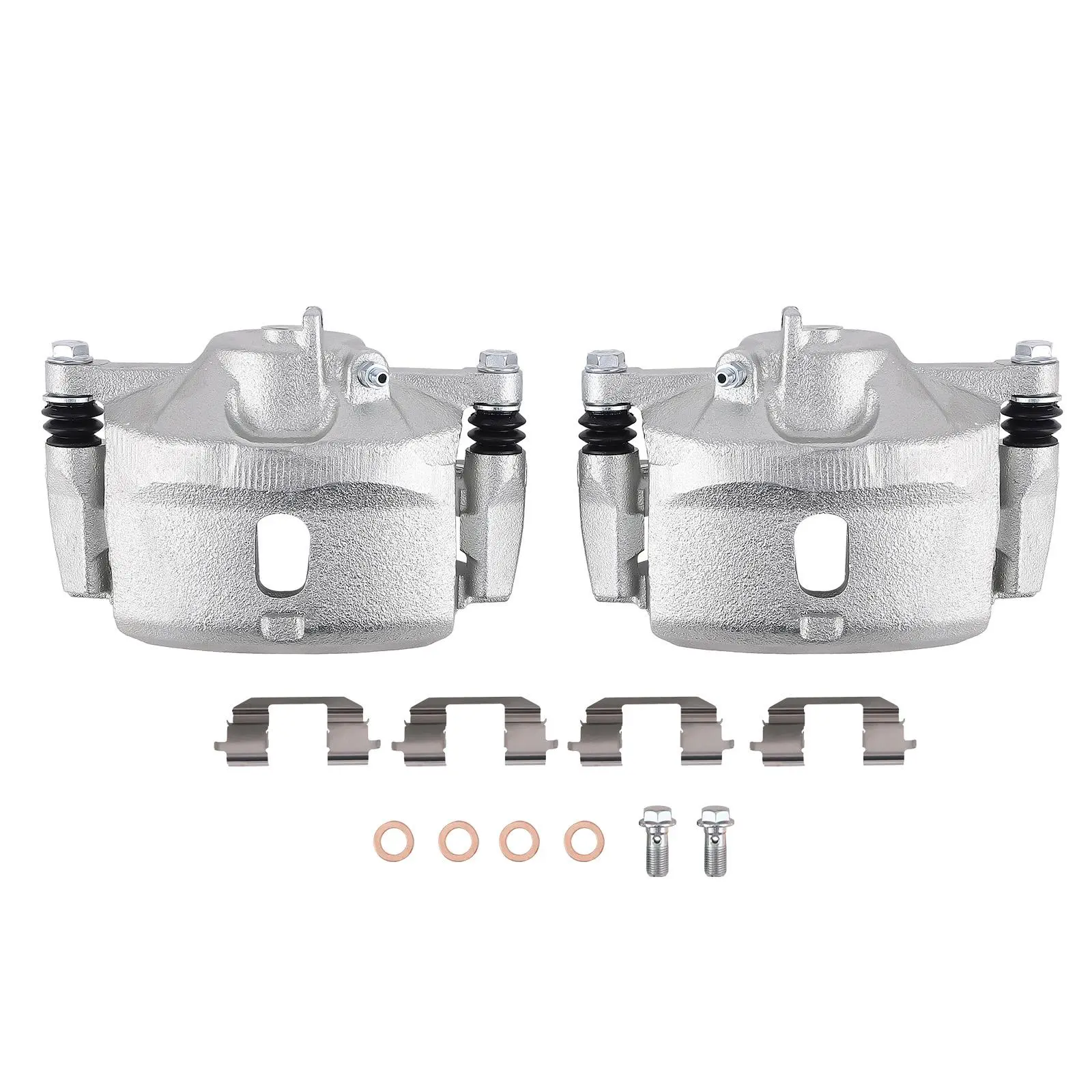Front Driver/Passenger Disc Brake Calipers compatible for Honda Civic 1996 LX 45018SNAA60