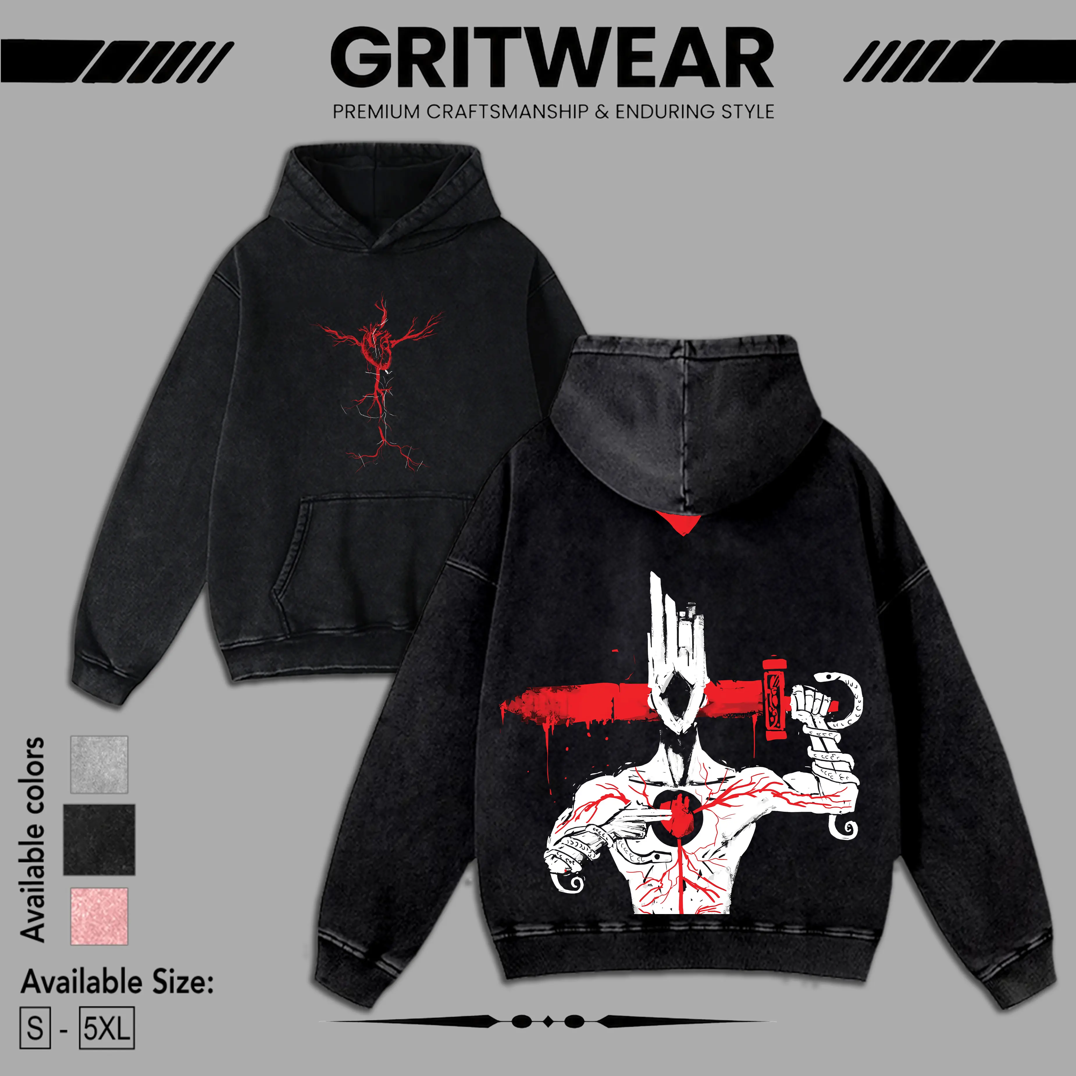 Minos Prime Ultrakill Graphic Washed Anime Graphic Washed T-Shirt, Tank Top, Hoodie Vintage Acid Wash Streetwear, Retro Indie Gaming Pullover, Cyber-Grind Aesthetic Heavyweight Sweatshirt tee