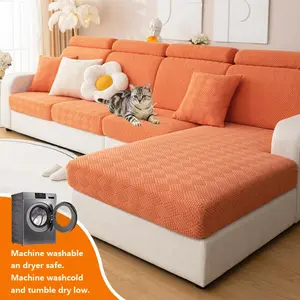 Universal Elastic Washable Sofa Slipcover, Fits L-Shaped to Four-Seat Sofas, Modern Non-Slip Design, Durable and Stretchy, Pet Friendly