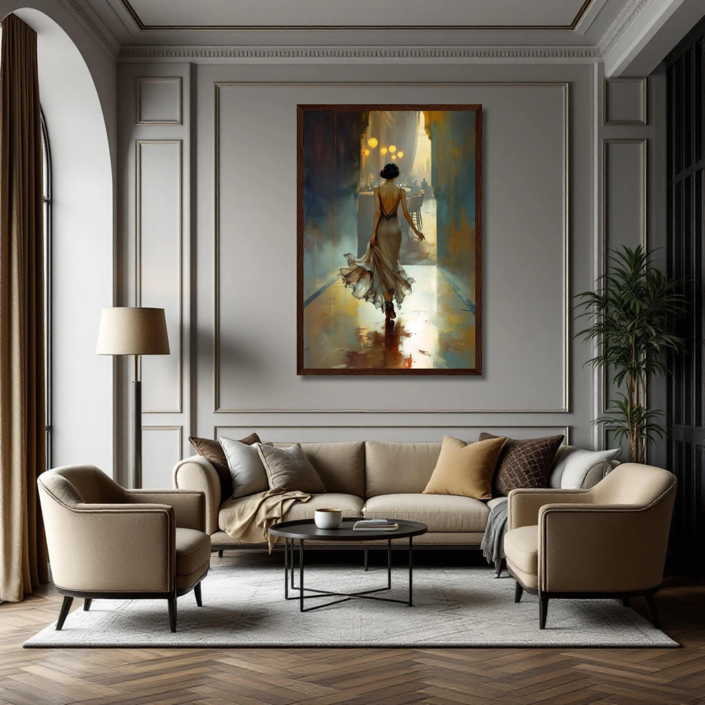 [SALE UP TO 40%] [Unframed] 1920s Speakeasy Gatsby Flapper Art Deco Print