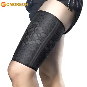 1Pcs Thigh Compression  – Quad and Hamstring Support – Upper Leg  for Men Women thin skin massager leg    volleyball long knee tattoo arm sunscreen  touch screen comfy sleeve mini chimp as circulation-best sweat band silicone Health Fitness Ring smart