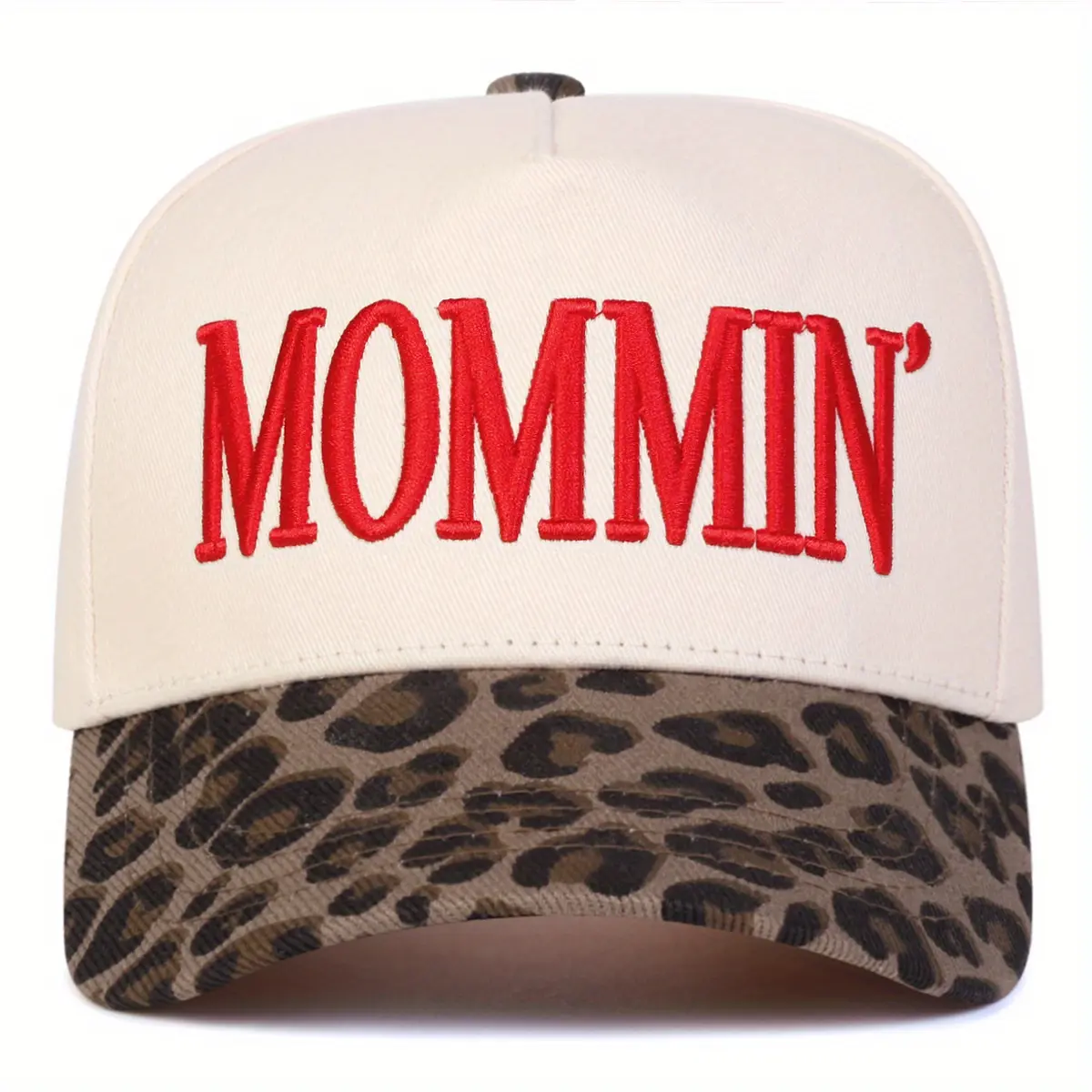 Stylish Women's MOMMIN' Baseball Cap • Five-Panel Adjustable Hat • Spring  Autumn Outdoor Casual Wear • Perfect for Travel  Beach Vacations Valentine's Day gifts mother set valentine