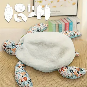 9PCS Turtle Making Acrylic Template DIY Doll Quilting Stencils Turtle Handmade Sewing Tool Templates Handcraft Decoration Birthday Festival Gifts