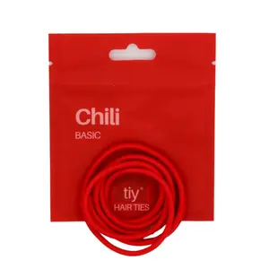 TIY Chili Basic Hair Tie - 34 Inches Red Customizable Hair Tie for Any Hair Type - 13x Stronger & 2x Stretchier Than Regular Hair Ties