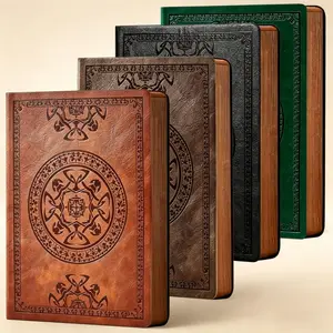 CAGIE 4 Pack A5 Softcover Lined Journal for Bible Study travelers Vintage Hand Stitched Notebook for Spiritual Grimoire Style Writing Gift for Mom Dad Mother’s Day Father’s Day tiktokshopspringglowup