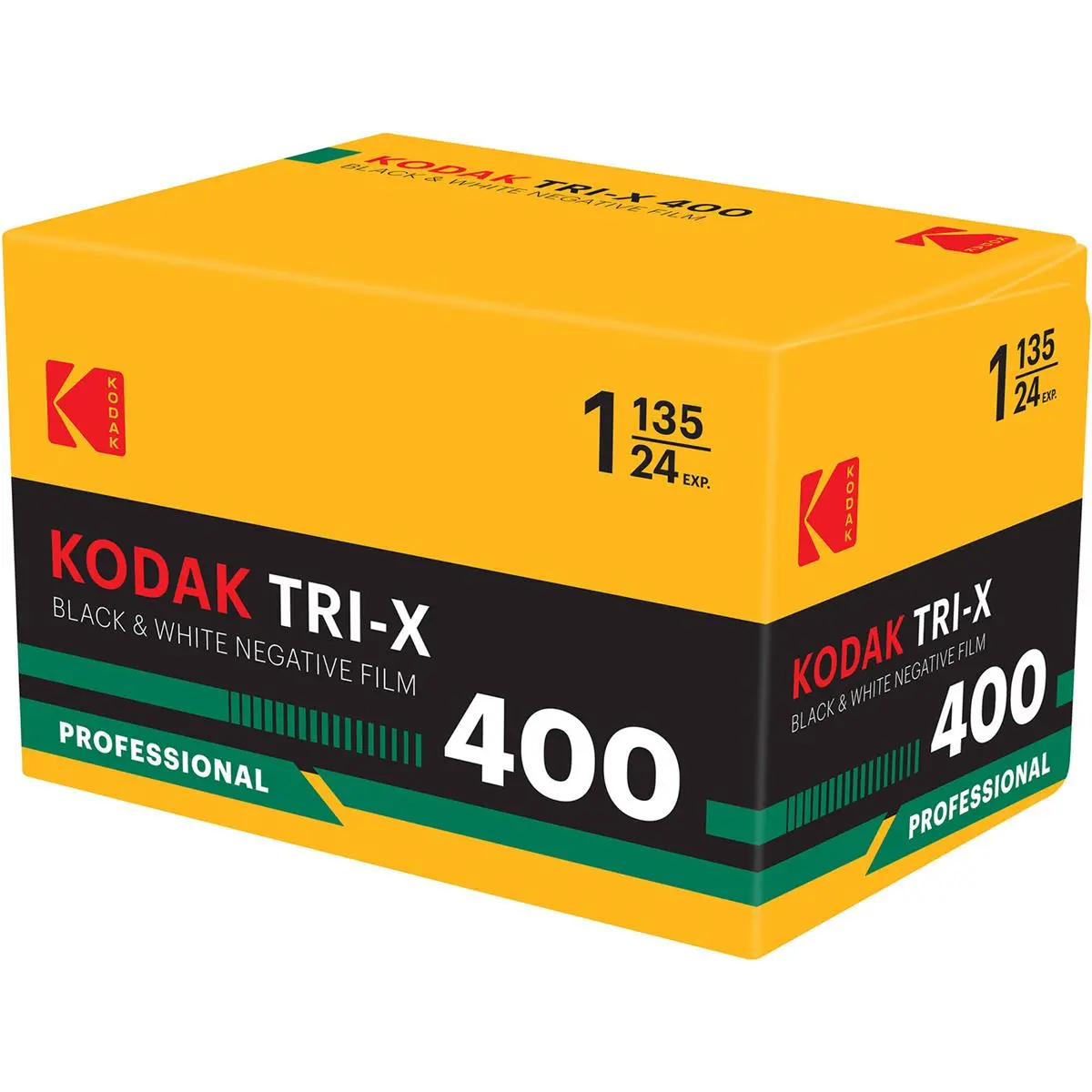 Kodak Professional Tri-X 400 135 Black and White Negative Roll Film - 24 Exposures, Retro Packaging
