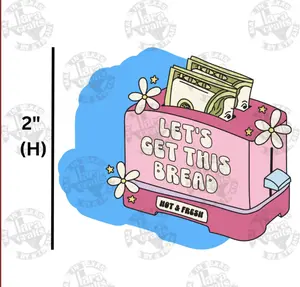 Let's Get This Bread Acrylic Blank + Decal