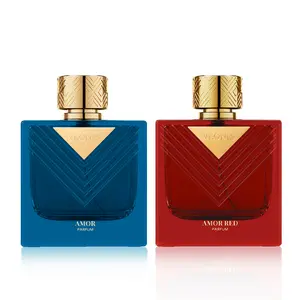 VLONIS Amor & Amor Red Cologne Gift Set for Men 2x100ml – Sweet Fresh + Bold Spicy Eau de Parfum Duo | Long Lasting Fragrance Edp Set
