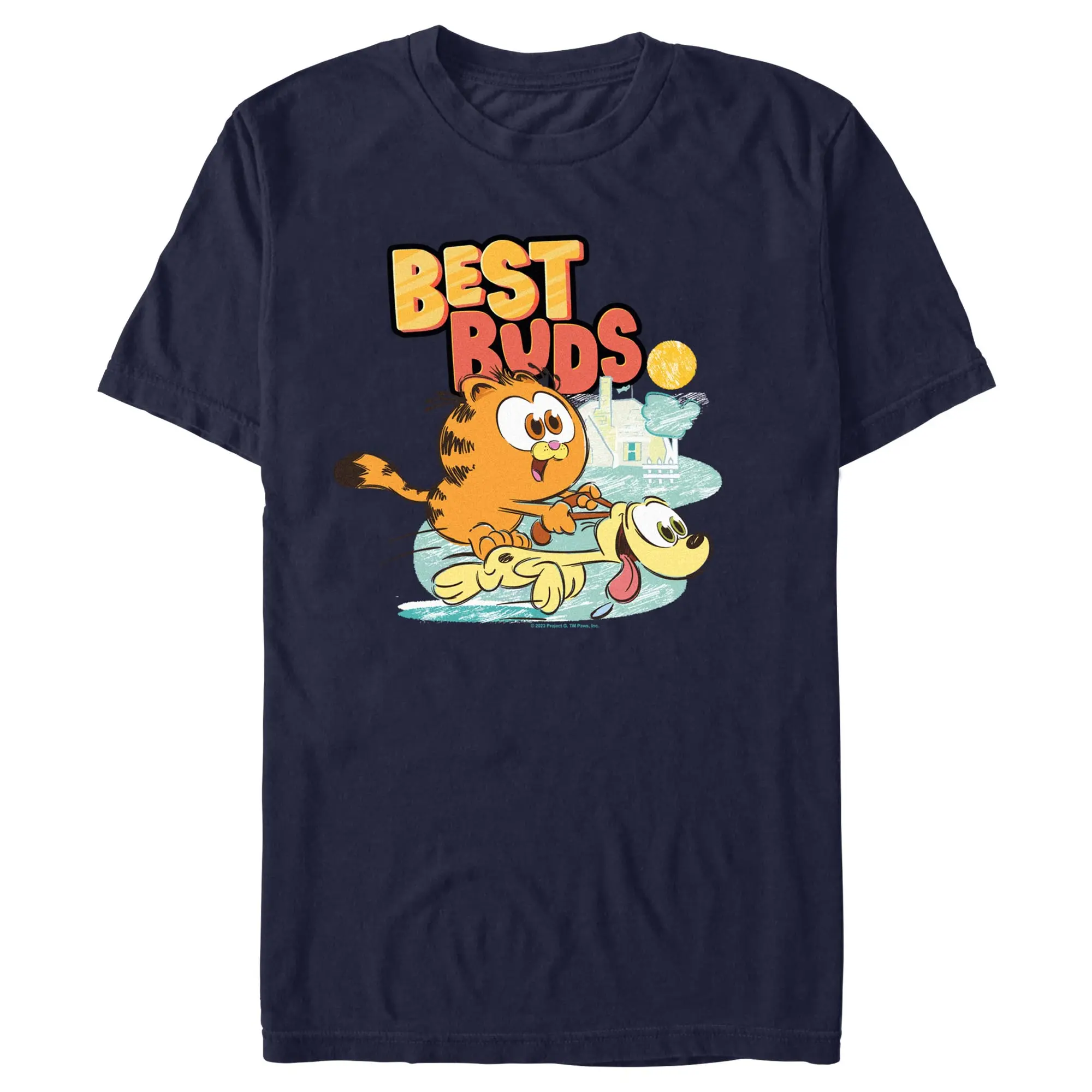 Men's The Garfield Movie Best Buds T-Shirt