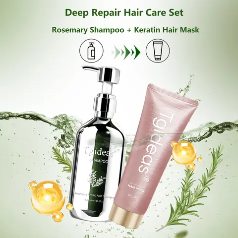Tgideas Natural Rosemary Haircare Shampoo - Liquid Scalp Care Cleanser for Oily Hair, Nourishing, Volumizes, Boosts Shine, Enhances Softness, Offers Deep Conditioner Benefits, Helps Manage Excess Scalp Oil