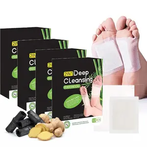 48pcs Foot Detox Patches for Stress Relief, Toxin Removal & Better Sleep, Natural Deep Cleansing Foot Pads,Night Routine Self-Care, Healthy Wellness Support