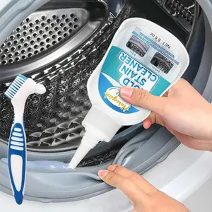 Mold Remover Gel, 8 Fl Oz Household Washing Machine Cleaner for Washing Machine, Refrigerator Strips, Mold Cleaner For Tiles Grout Sealant Bathroom Cleaning Home Kitchen Sinks Cleaning Grout Cleaner Pack