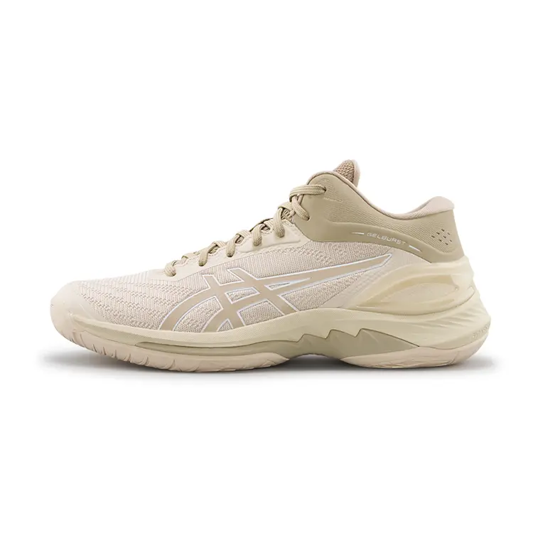 ASICS GEL Burst 28 Abrasion Resistant Low Top Basketball Shoes Men's Beige Brown Versatile Comfort 1063A089-250