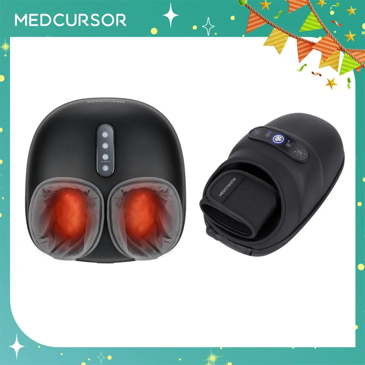 Medcursor Foot Massager & Hand Massager, Holiday Gift Combined Massagers Medcursor Foot Massager & Hand Massager, Holiday Gift Combined Massagers
